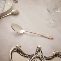 christofle malmaison serving spoon silver plated
