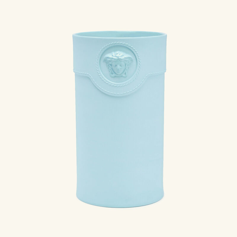 La Medusa Vase Mini Blue versace la medusa vase mini blue
