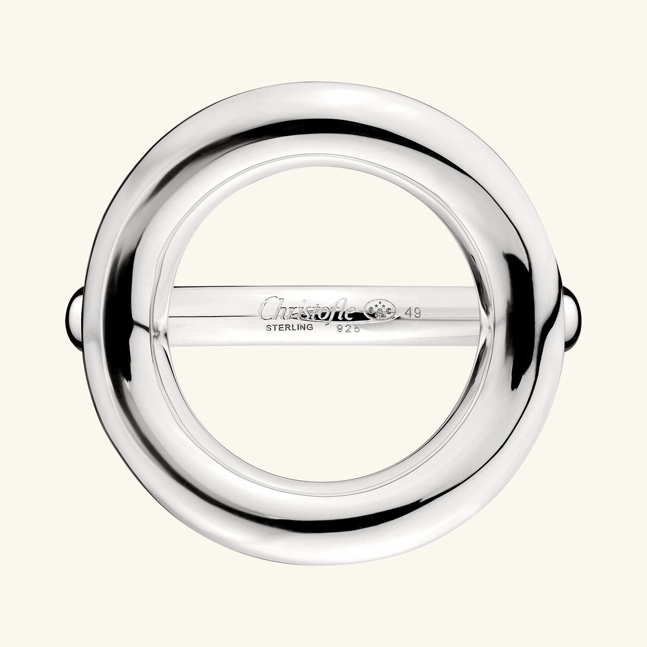 خاتم إيدول دو كريستوفل بريدج فضي   مقاس 55