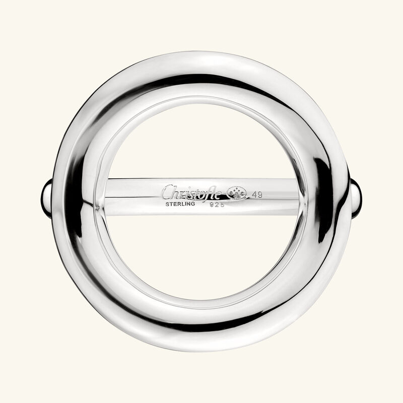 خاتم إيدول دو كريستوفل بريدج فضي   مقاس 55