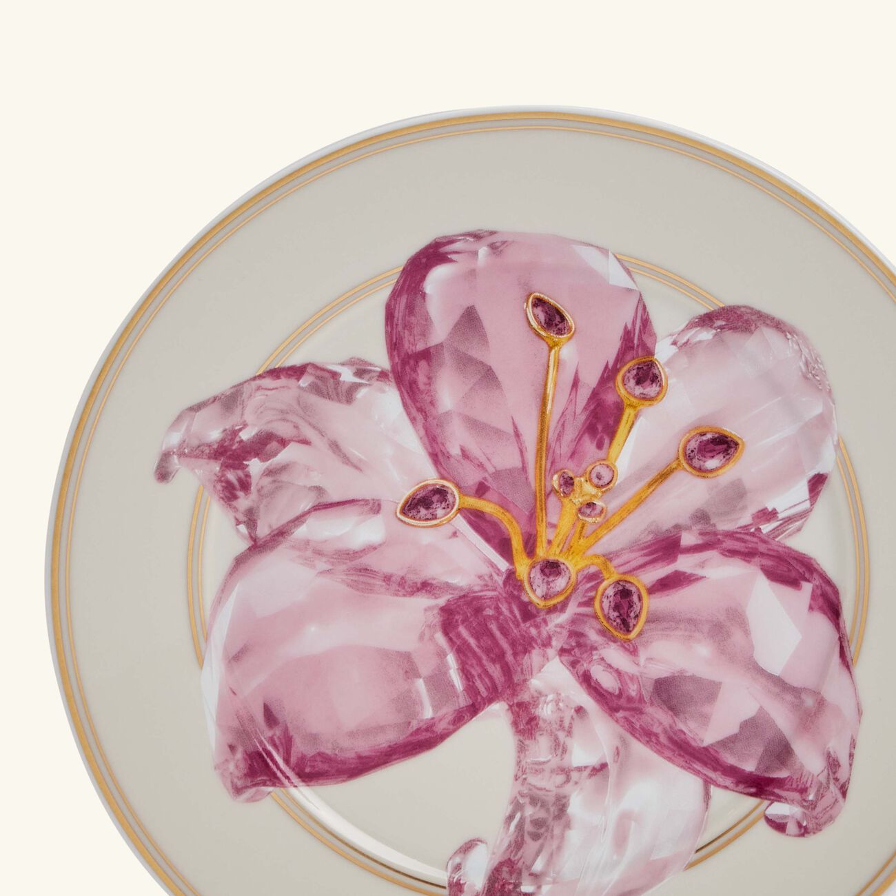 rosenthal idyllia bread   butter plate round lily 18 cm