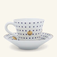 bernardaud knossos tea cup   saucer white