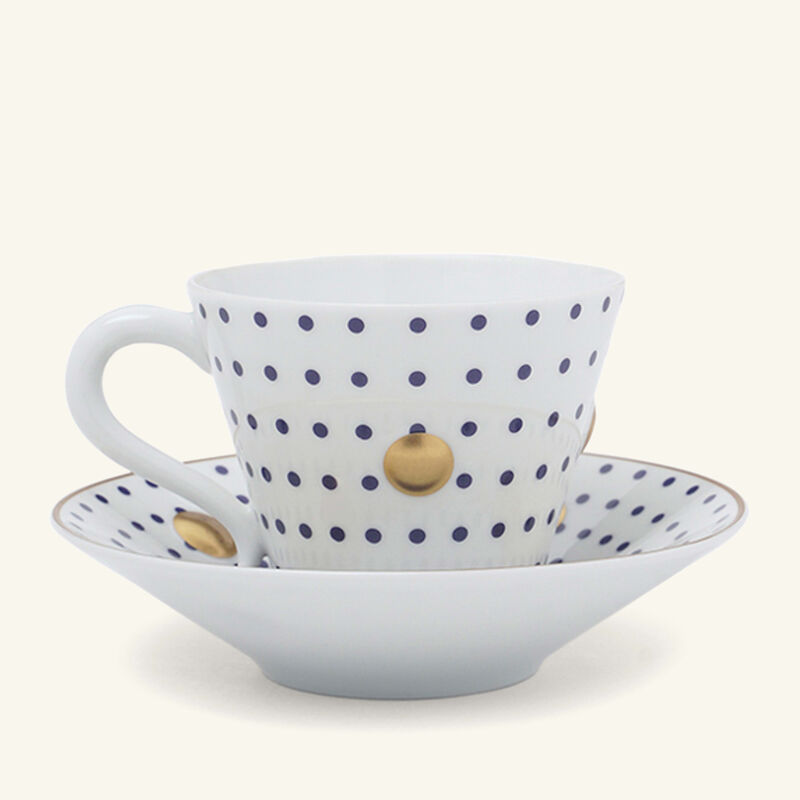 bernardaud knossos tea cup   saucer white