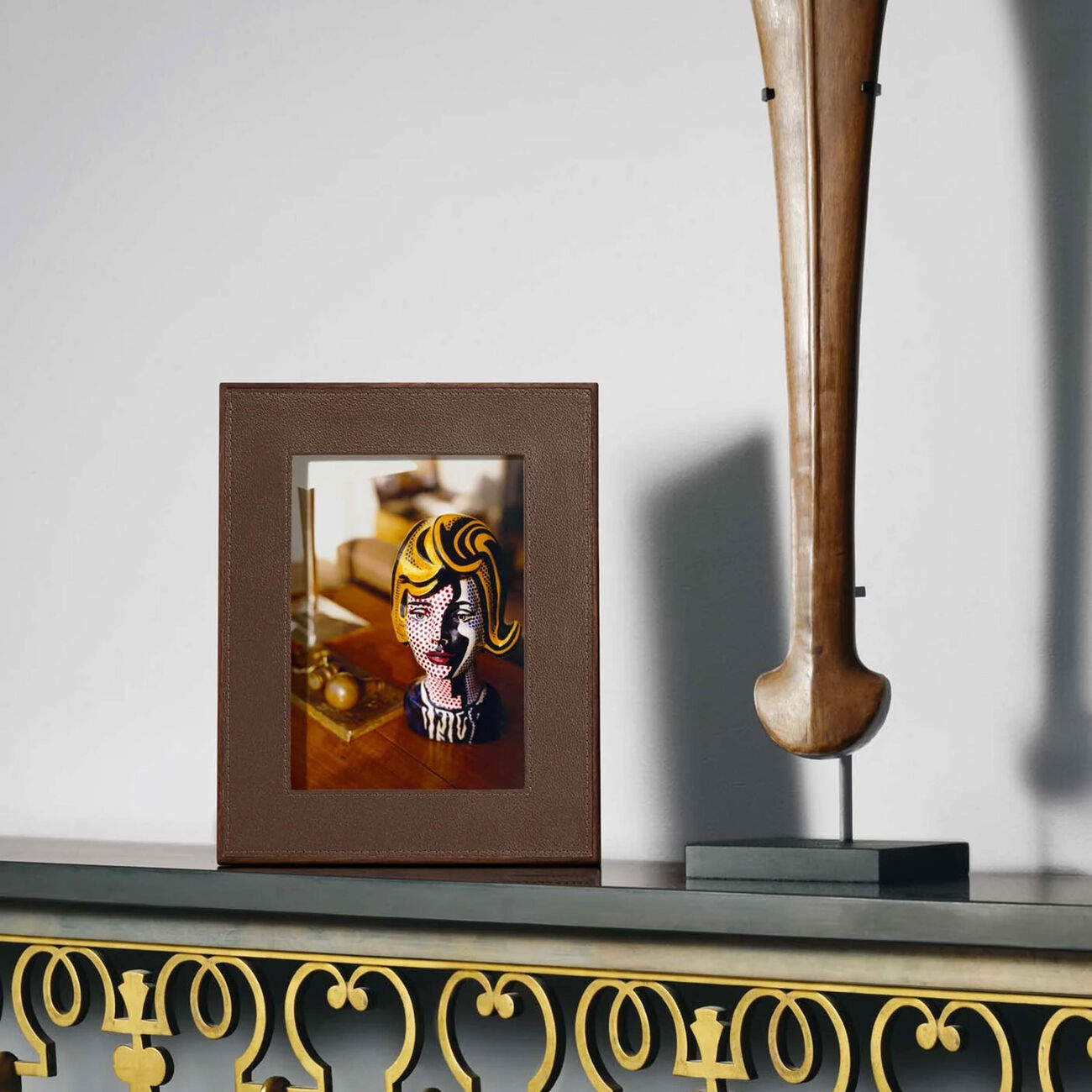 Heritage Picture Frame Brown assouline heritage picture frame brown