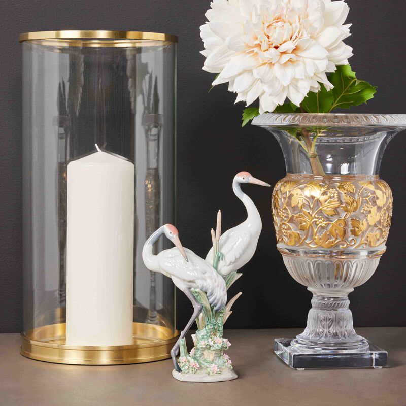 Courting Cranes Sculpture Medium White lladro courting cranes sculpture medium white