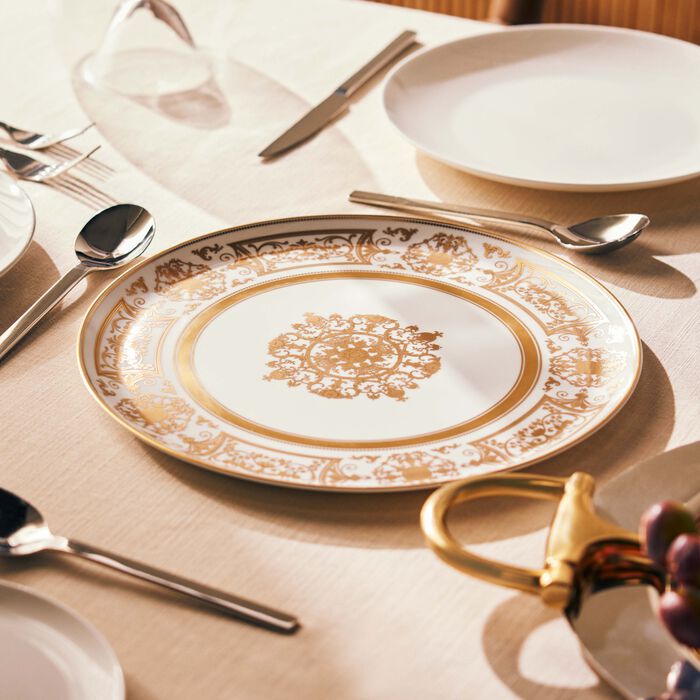Aux Rois Serving Platter Round Gold 32cm bernardaud aux rois serving platter round gold 32cm