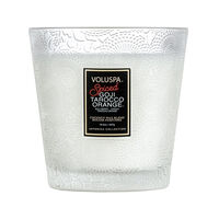 voluspa spiced goji tarocco orange 2 wick hearth candle