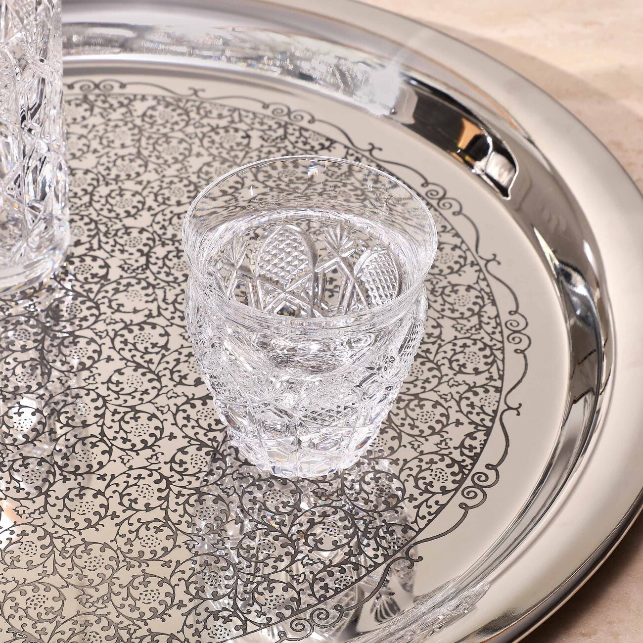 baccarat tsar tumbler drinking glass clear