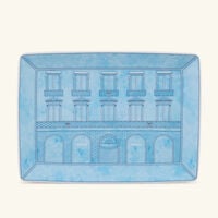 Palazzo Serving Platter Sqaure Blue 18cm versace palazzo serving platter sqaure blue 18cm