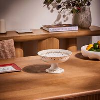 Noel Footed Cake Stand bernardaud noel footed cake stand