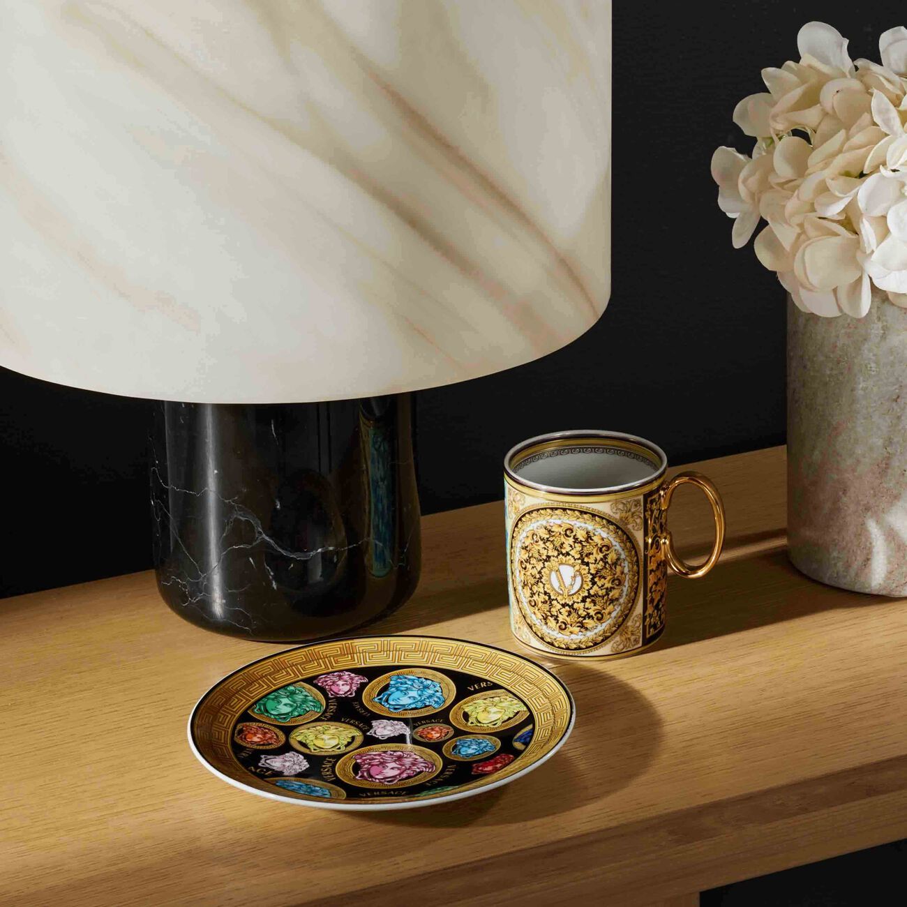 versace barocco mosaic mug pattern