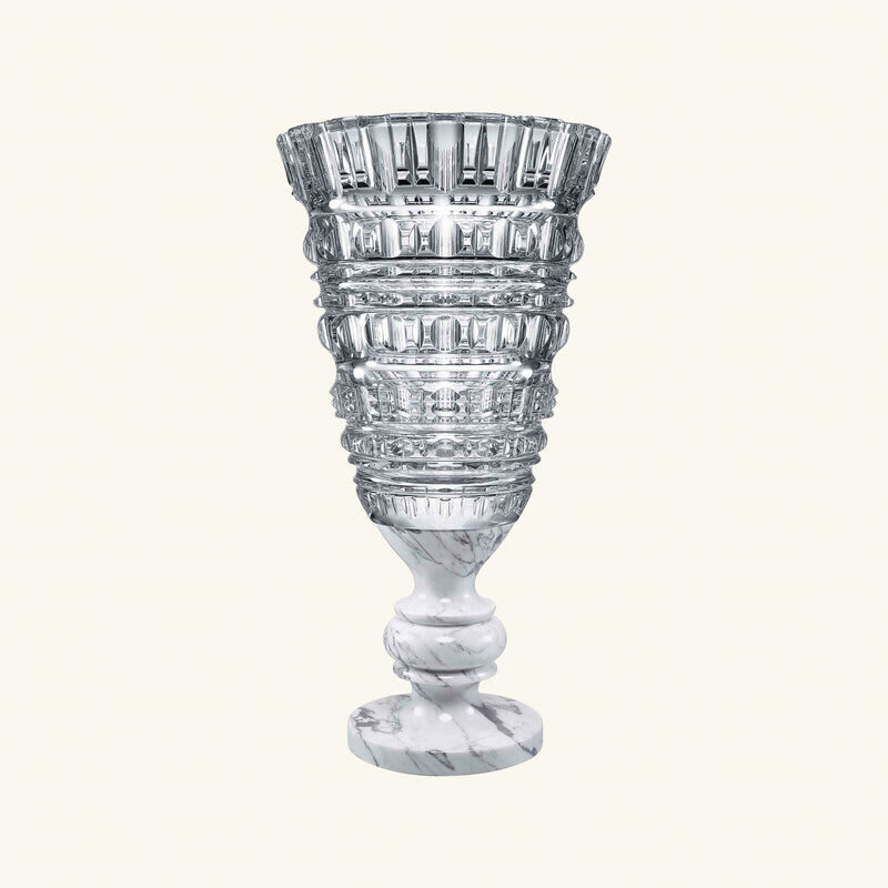 baccarat new antique vase extra large clear