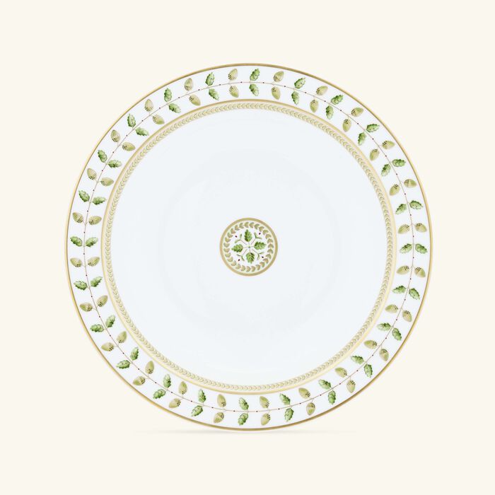 bernardaud constance deep dish round green 29cm