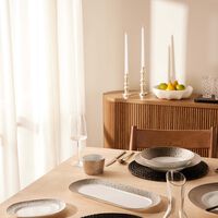 Ecume Serving Platter Rectangular Silver 39cm bernardaud ecume serving platter rectangular silver 39cm