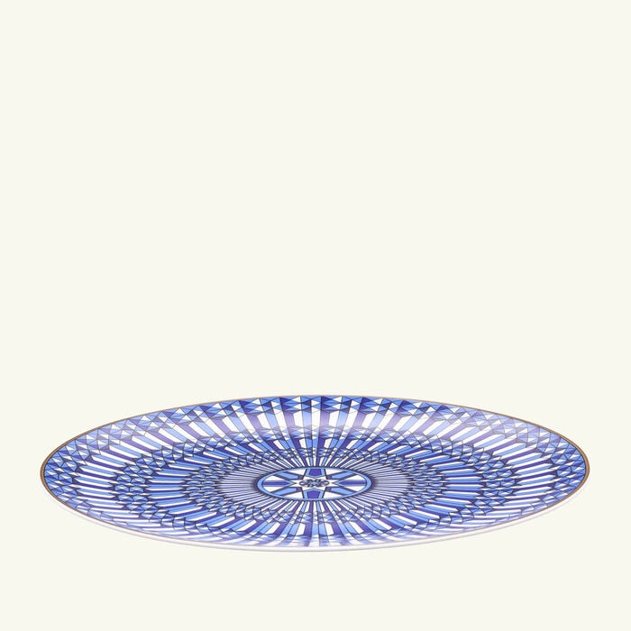 Arcadia Show Plate Round Blue 31cm baccarat arcadia show plate round blue 31cm