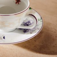 Canisse Tea Cup & Saucer Gold bernardaud canisse tea cup saucer gold