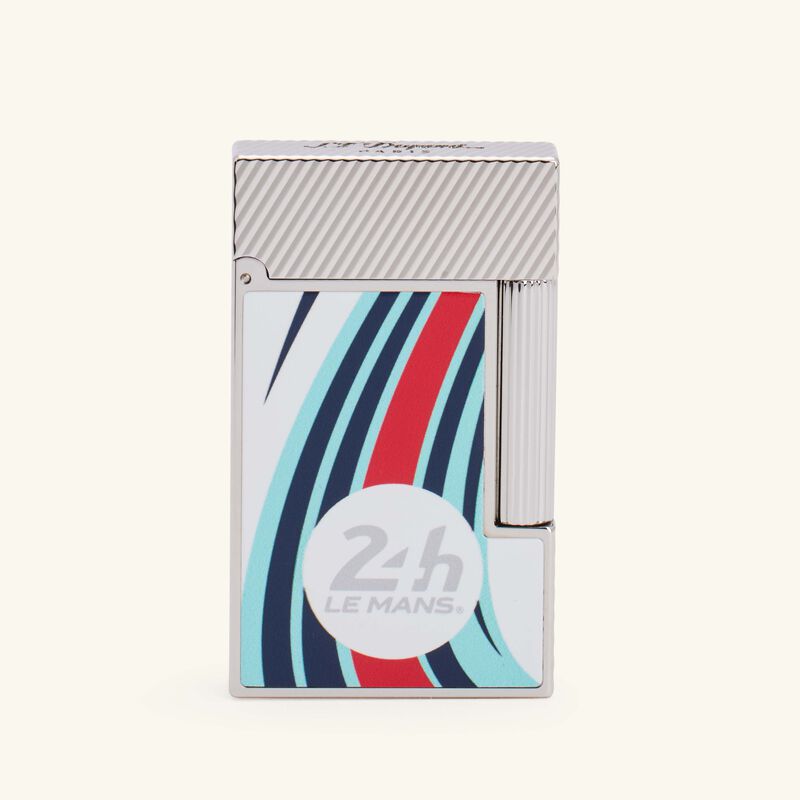 اس تي دوبون ولاعة لاين 2 بشعار 24h le mans باللون الفضي