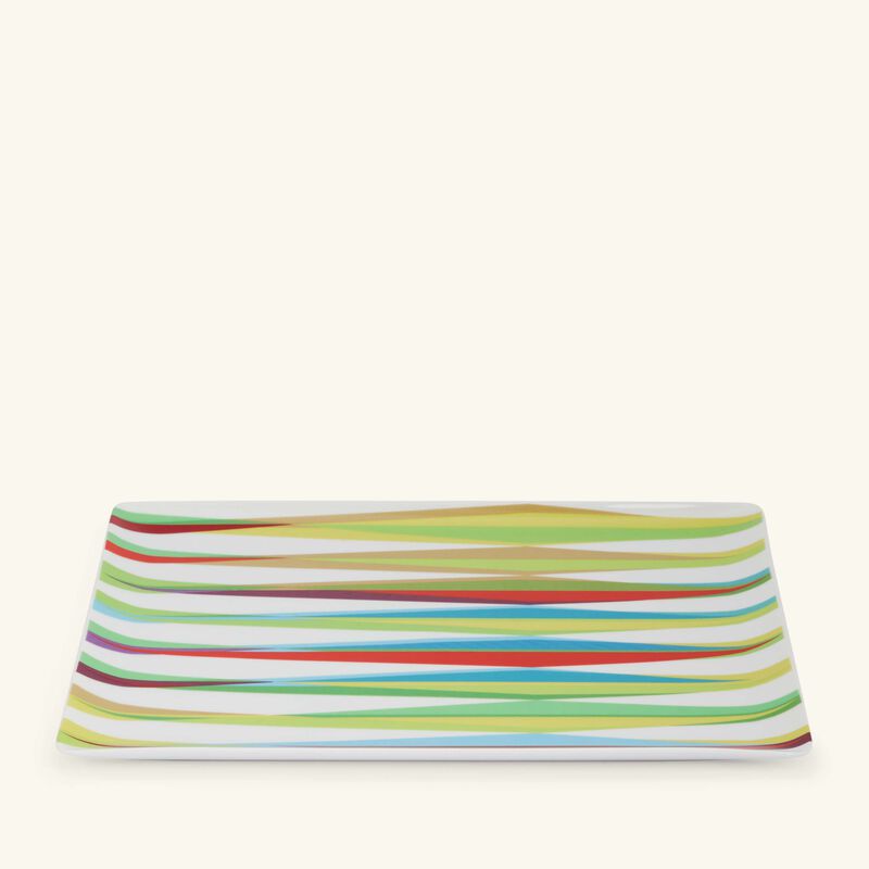 bernardaud marco mencacci serving platter rectangular green 22cm