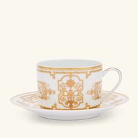 Aux Rois Tea Cup & Saucer Gold bernardaud aux rois tea cup saucer gold