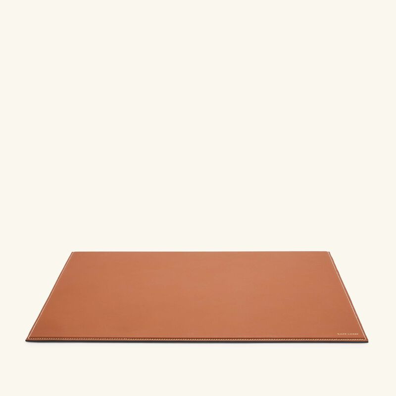 رالف لورين هوم لوح برينان المكتبي صغير بني