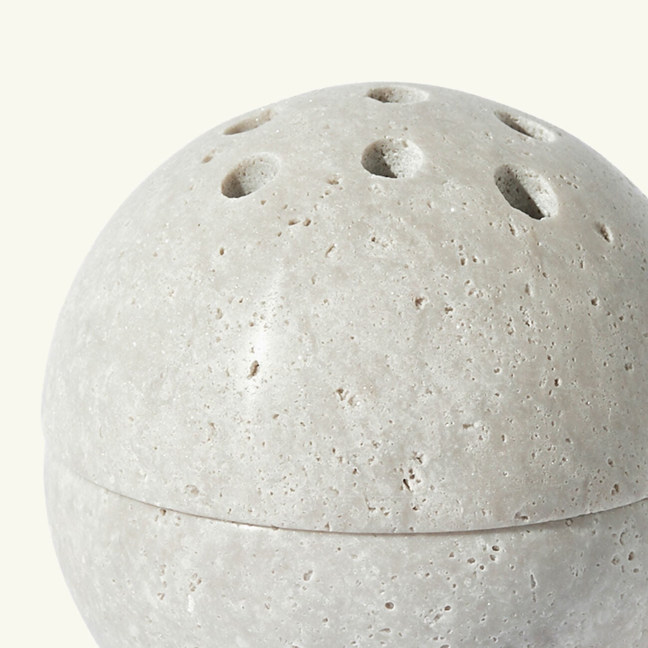 light of sakina grey stone incense burner