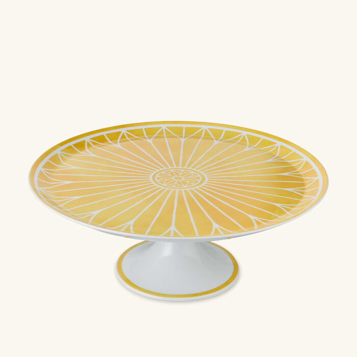 Malmaison Riviera Cake Stand Yellow christofle malmaison riviera cake stand yellow