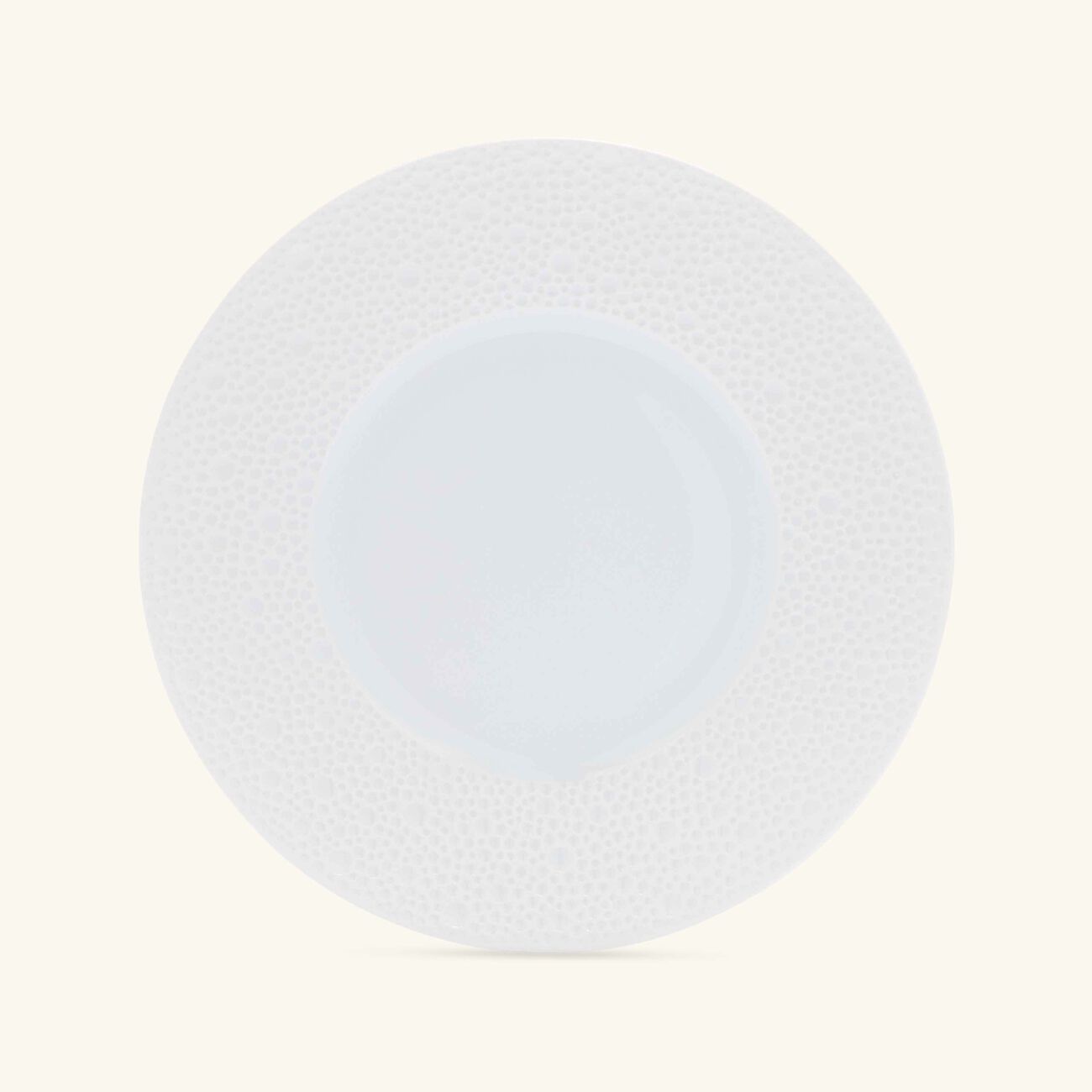 bernardaud ecume bread   butter plate round white 16cm