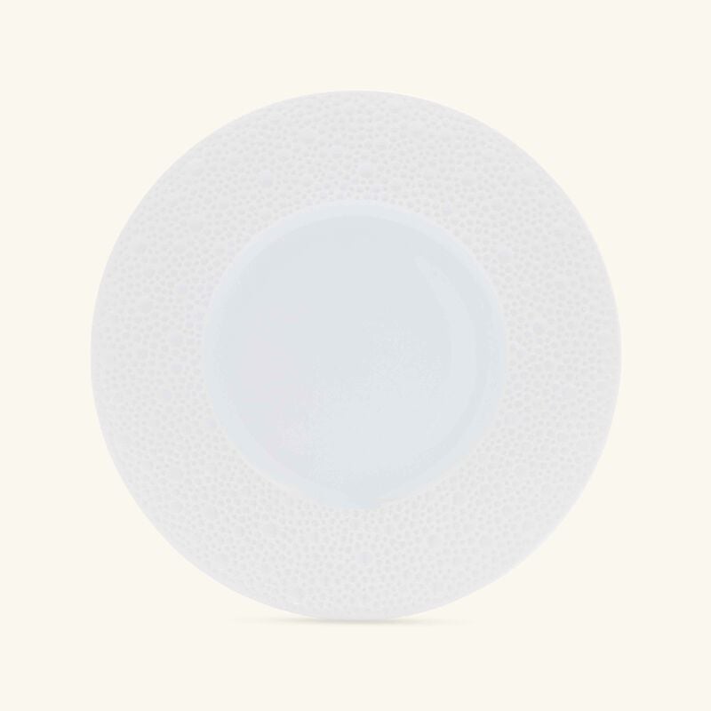 bernardaud ecume bread   butter plate round white 16cm
