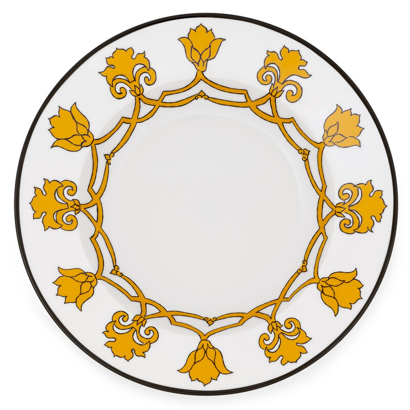 Jaipur Soup Plate Yellow, large
