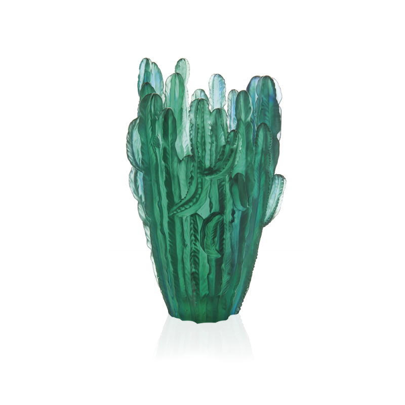 Cactus Large Green Vase By Emilio Robba, large