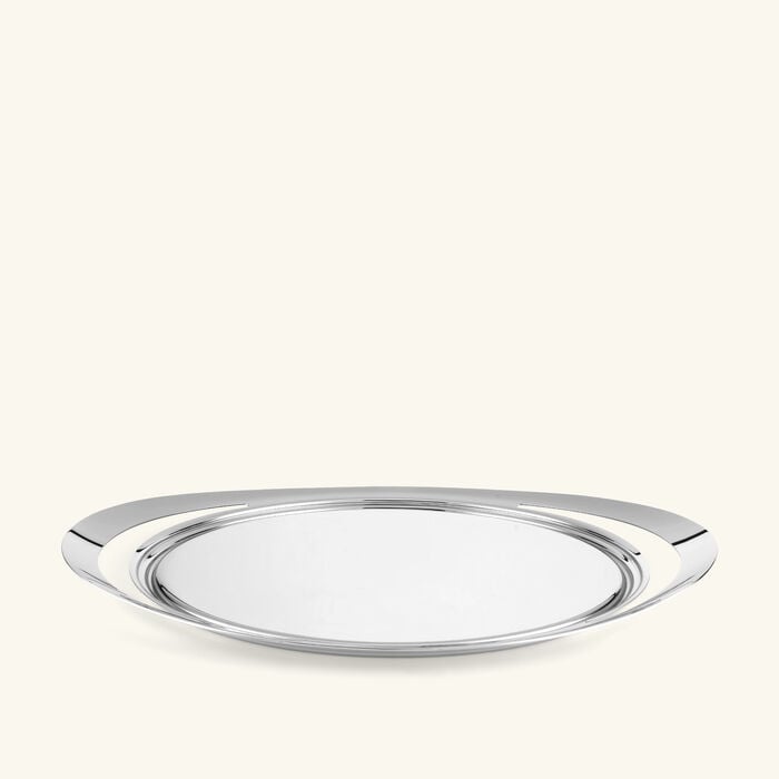 georg jensen cobra serving tray oval clear