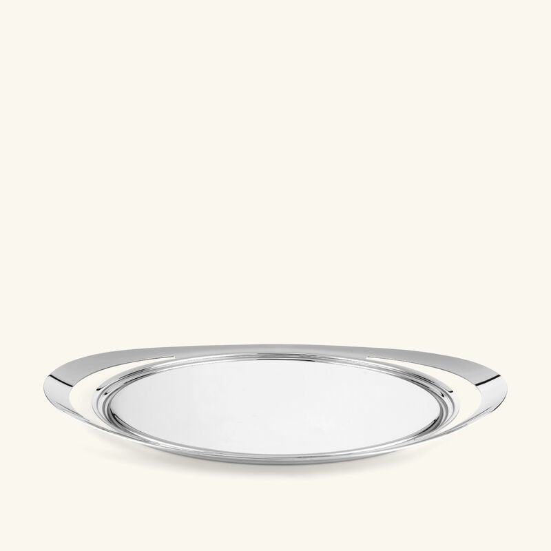 georg jensen cobra serving tray oval clear