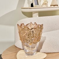 Papillons Vase Large Gold - Limited Edition 90 Pieces lalique papillons vase large gold limited edition 90 pieces
