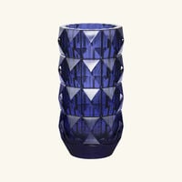 Louxor Vase Round Small Blue baccarat louxor vase round small blue