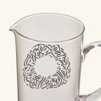 دملاج إبريق المشروبات الباردة قمر بتصميم شفاف