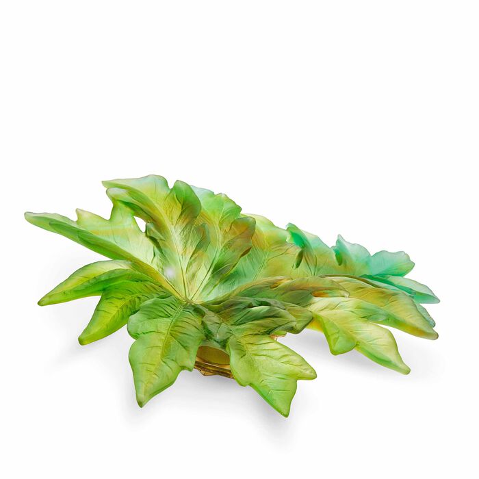 Bornéo Wall Leaf Figurine Large Green daum born o wall leaf figurine large green