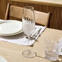 Lismore Diamond Essence Champagne Glass Clear Set Of 2 waterford lismore diamond essence champagne glass clear set of 2