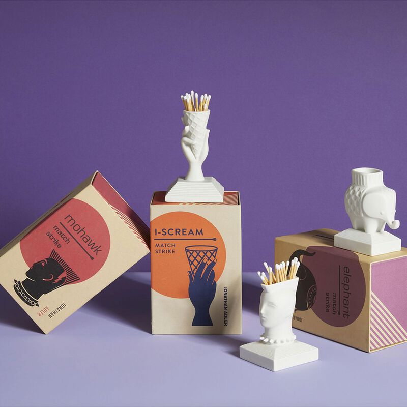 Mohawk Match Strike White jonathan adler mohawk match strike white