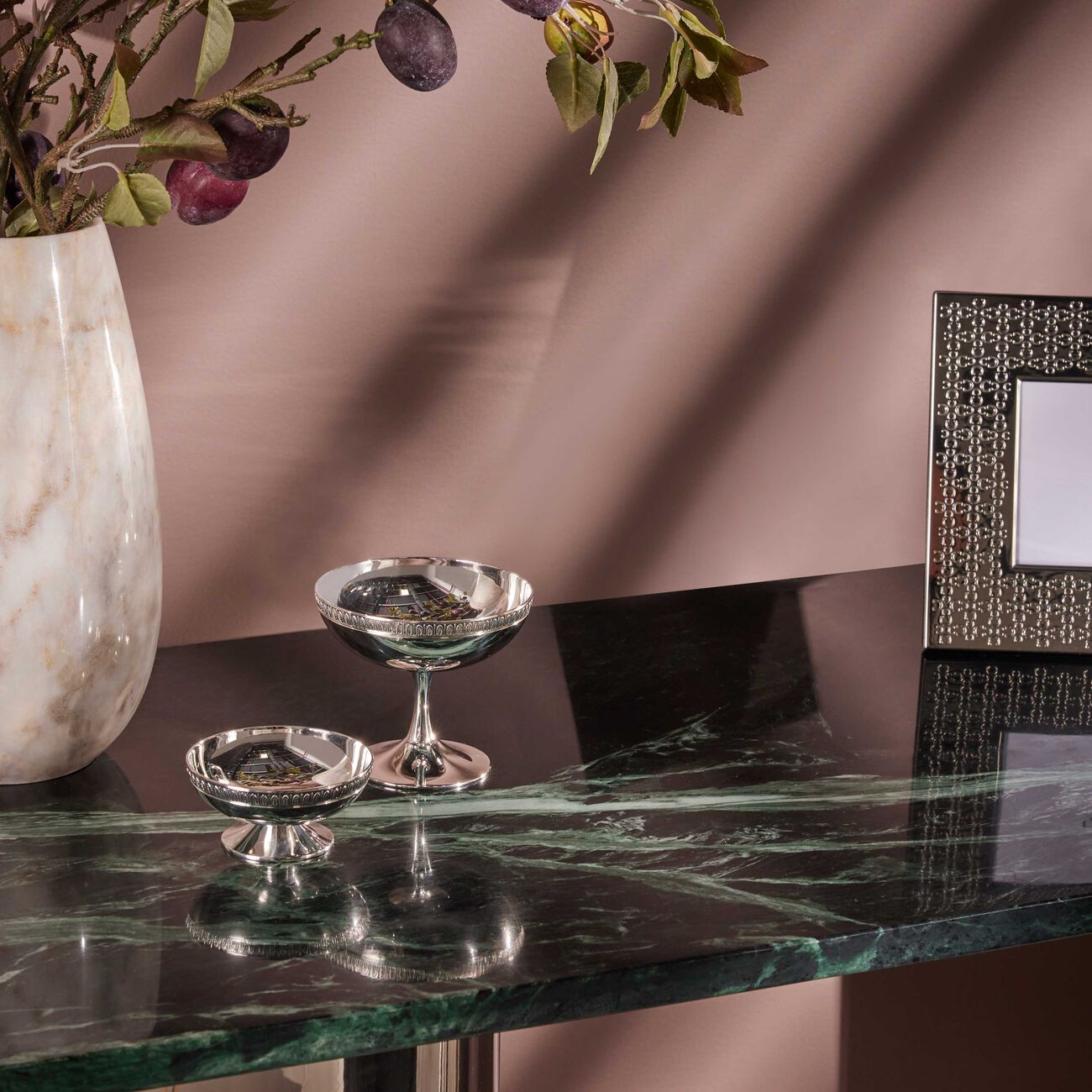 كريستوفل وعاء الضيافة مالميزون باللون الفضي