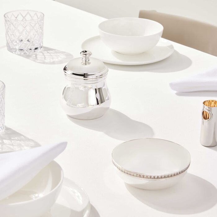 Albi Sugar Bowl Silver Plated christofle albi sugar bowl silver plated