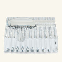 baccarat havana ashtray square mini clear