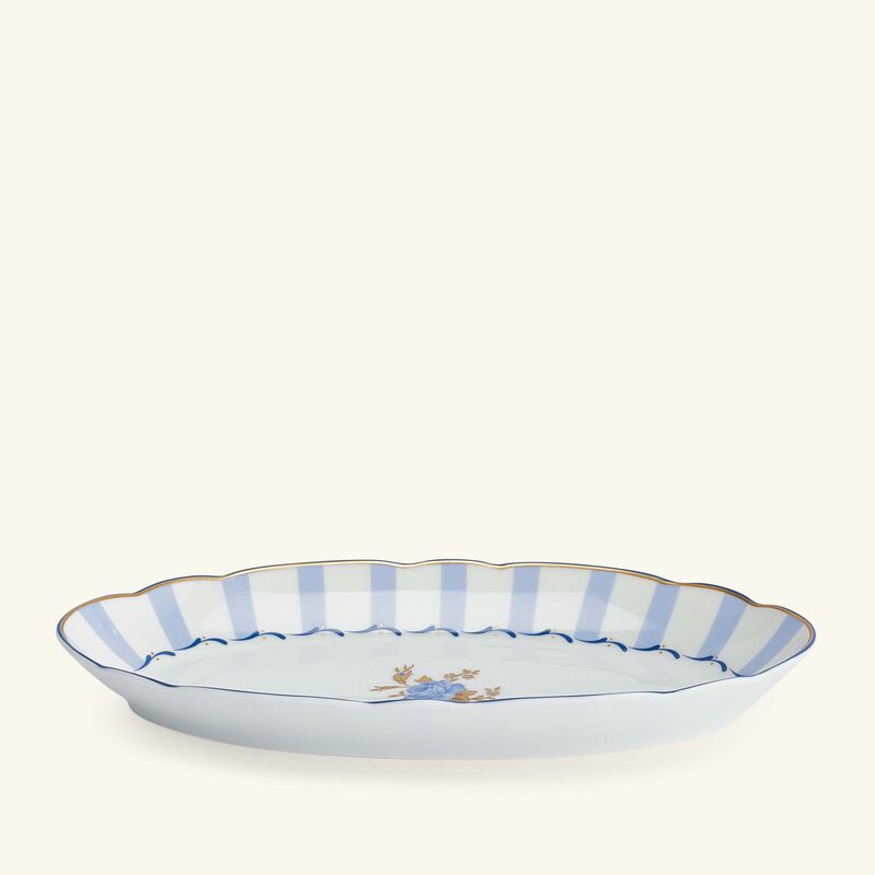 bernardaud brocante serving platter blue 21cm
