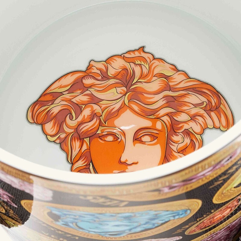 Medusa Amplified Vase Medium Black versace medusa amplified vase medium black