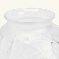 Hirondelles Vase Small Clear lalique hirondelles vase small clear