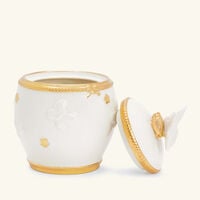 villari butterfly sugar bowl white
