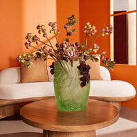 Hibiscus Vase Medium Green daum hibiscus vase medium green