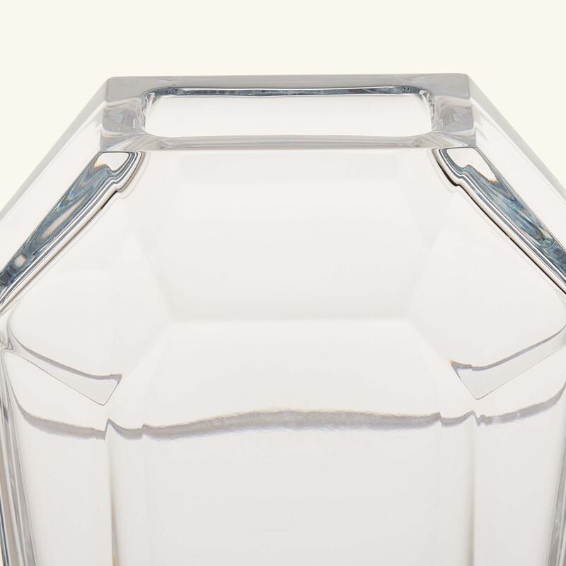 Octogone Bud Vase Small Clear baccarat octogone bud vase small clear