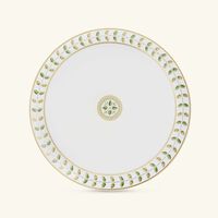bernardaud constance dessert plate round green 19cm
