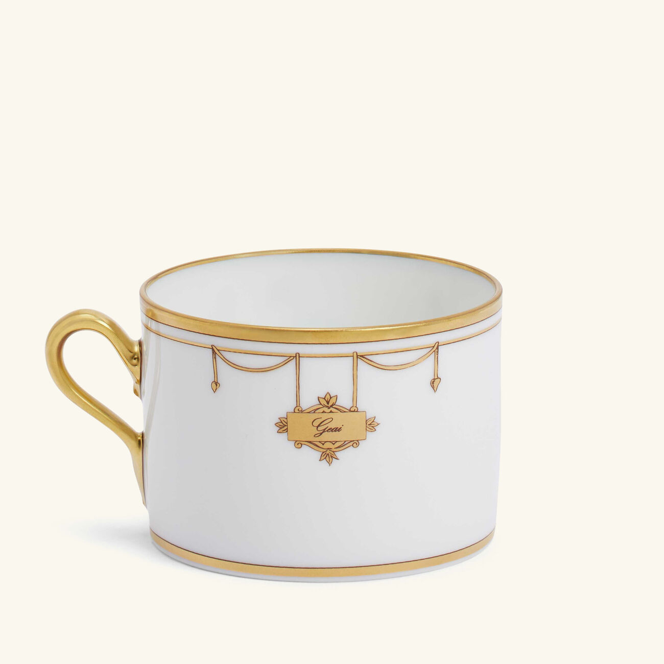 ginori 1735 voli re tea cup gold