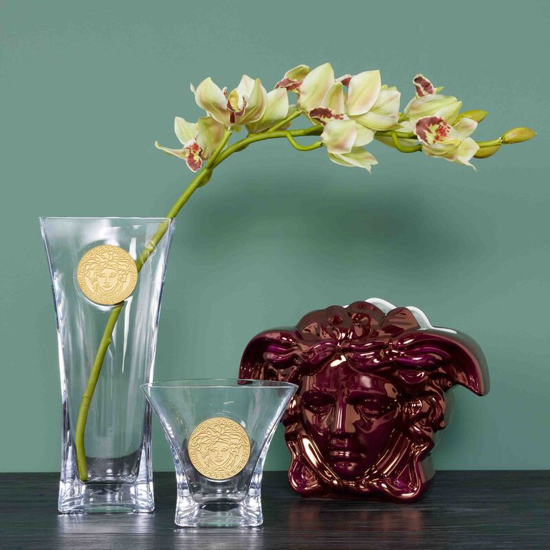 versace medusa madness vase large clear
